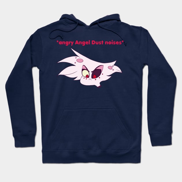 Angry Angel Dust Noises Hoodie by Keaderi